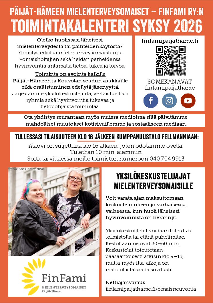 Toimintakalenteri SYKSY 2026
